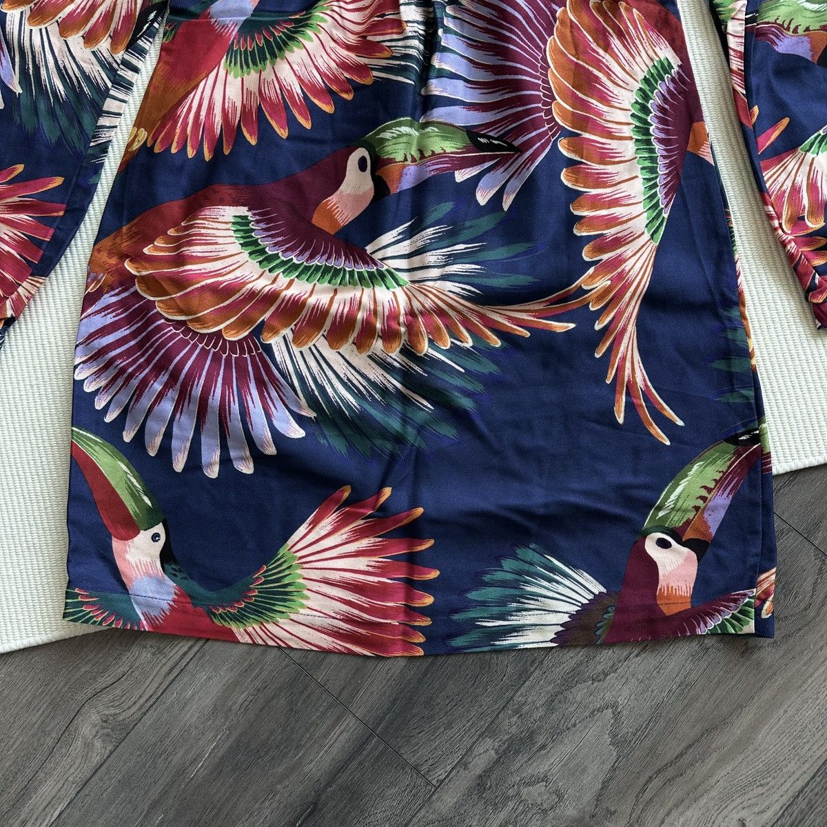 Farm Rio FARM RIO Toucan Long Sleeve Mini Dress Size XS / US 0-2 / IT 36-38 - 2 Thumbnail
