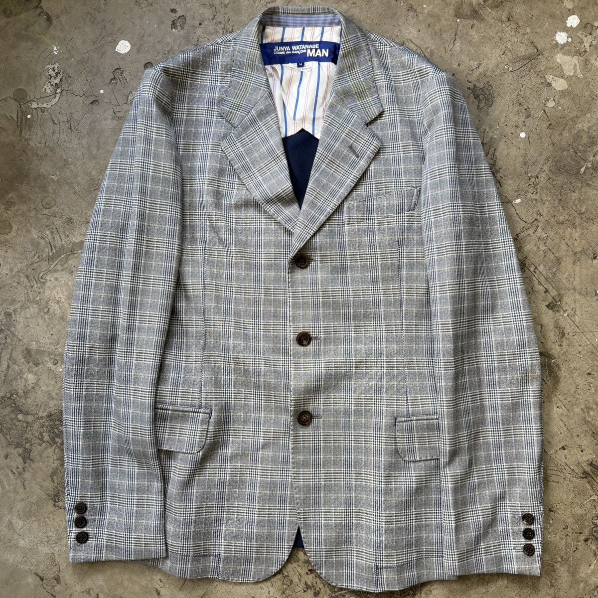 Junya Watanabe Junya Watanabe - CDG - 2009 Houndstooth Plaid Blazer Jacket Size US M / EU 48-50 / 2 - 1 Thumbnail