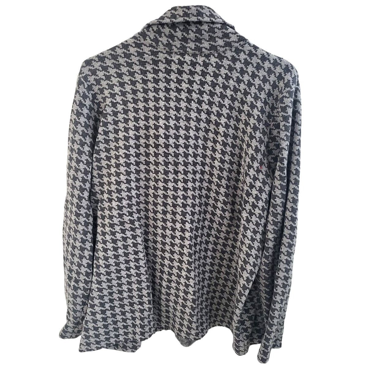 Chaps Chaps Gray Houndstooth Side Zip Moto Jacket - 2X Size XXL / US 16-18 / IT 52-54 - 2 Thumbnail