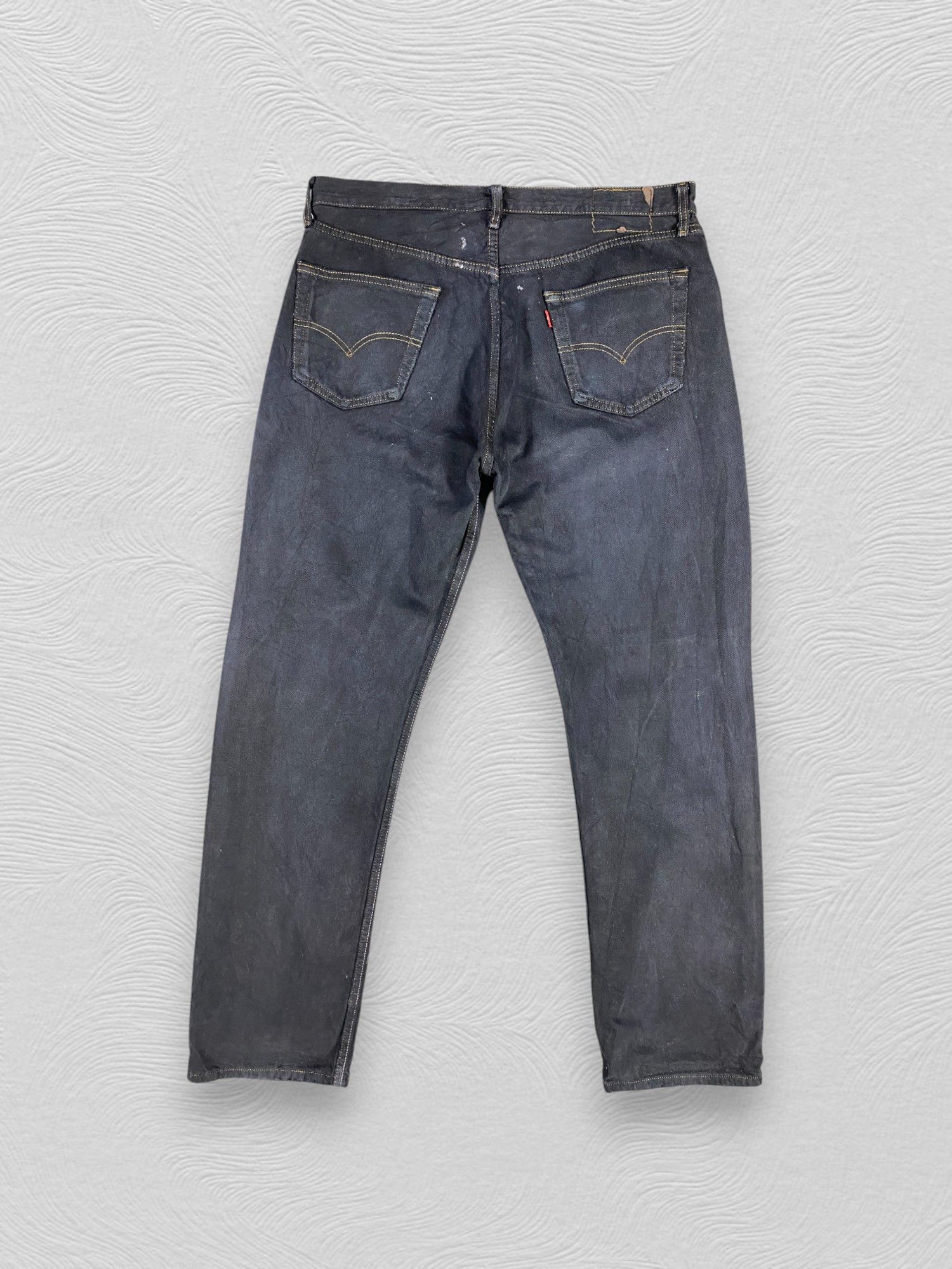 Levi's Black Vintage Levi's 501 Jeans 34x31.5 Denim -JN1649 Size US 34 / EU 50 - 2 Thumbnail
