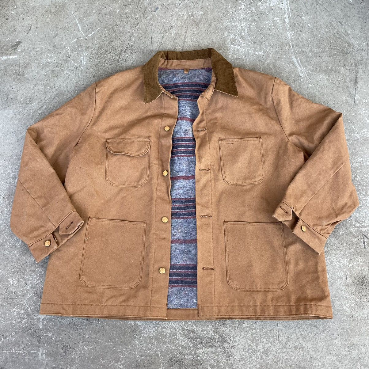 Vintage 1970s Blue Bell Blanket Lined Workwear Jacket Chore Coat Grailed