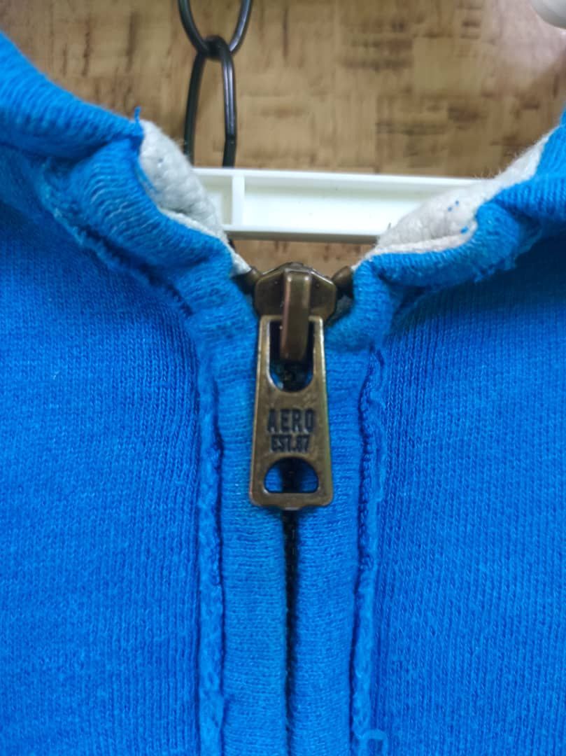 Aeropostale 💥AEROPOSTALE ZIP UP SWEATSHIRT HOODIE Size US XL / EU 56 / 4 - 5 Thumbnail