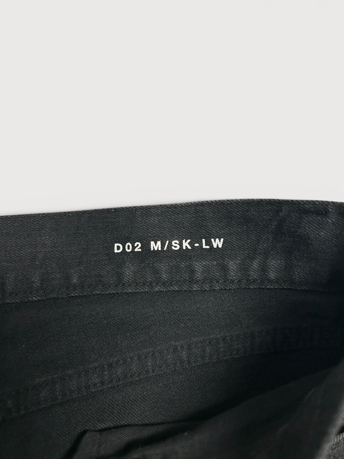 Saint Laurent Paris FW2015 D02 Distressed Waxed Japanese Denim Size US 32 / EU 48 - 9 Thumbnail