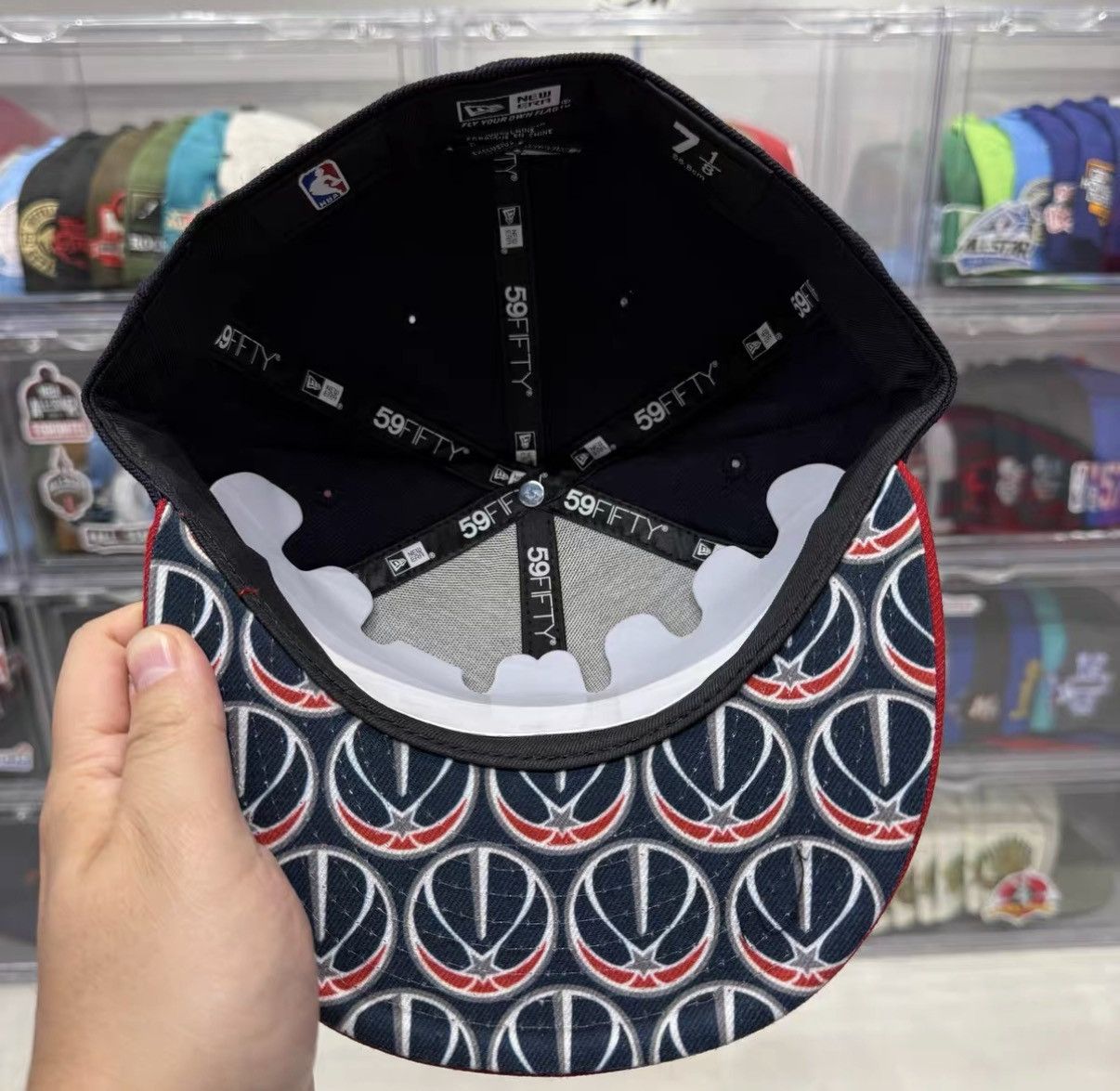 New Era New Era NBA Washington Wizards Flat Brim Baseball Cap J32 Size ONE SIZE - 4 Thumbnail