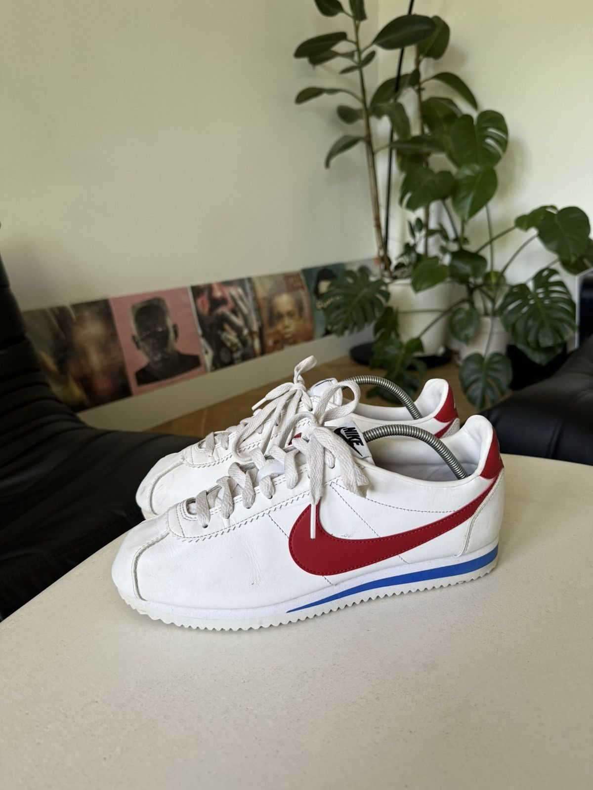 Nike Nike Cortez Basic “Forrest Gump” Leather Low Sneakers Hype Size US 8.5 / EU 41-42 - 1 Thumbnail