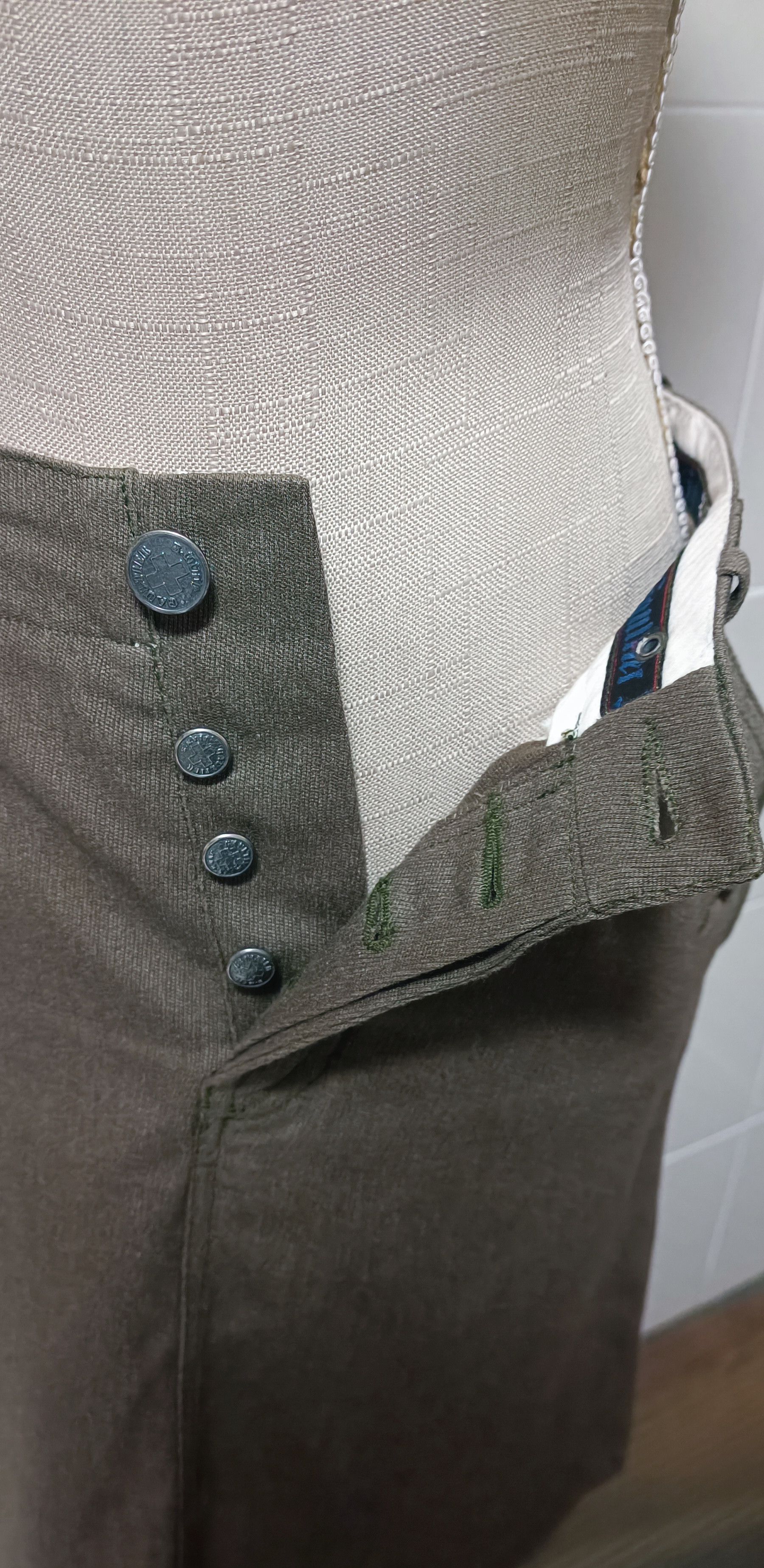 Jean Paul Gaultier 90's - Gaultier Jeans - Big pocket vintage midi skirt Size 27" / US 4 / IT 40 - 9 Thumbnail