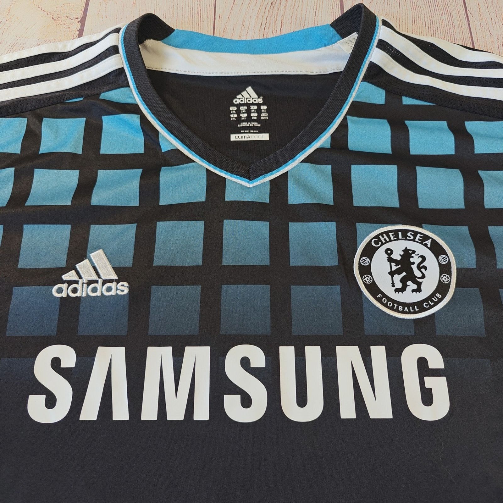Adidas Chelsea Away 2011-2012 Football #15 Malouda Jersey sz 2XL Size US XXL / EU 58 / 5 - 5 Thumbnail