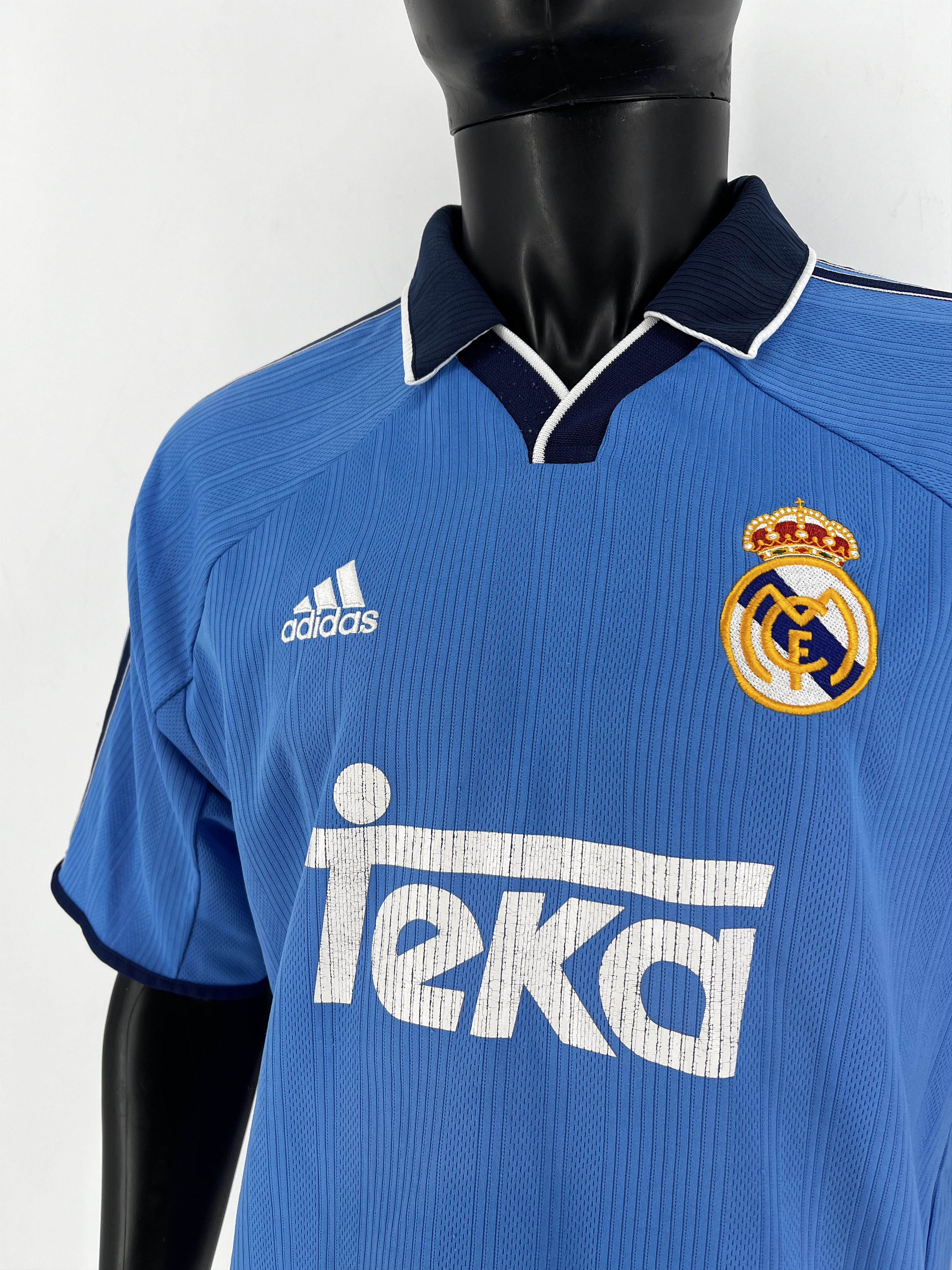 Adidas Vintage Real Madrid Raúl 7 Jersey – 1997/98 Adidas Teka Kit” Size US M / EU 48-50 / 2 - 12 Thumbnail