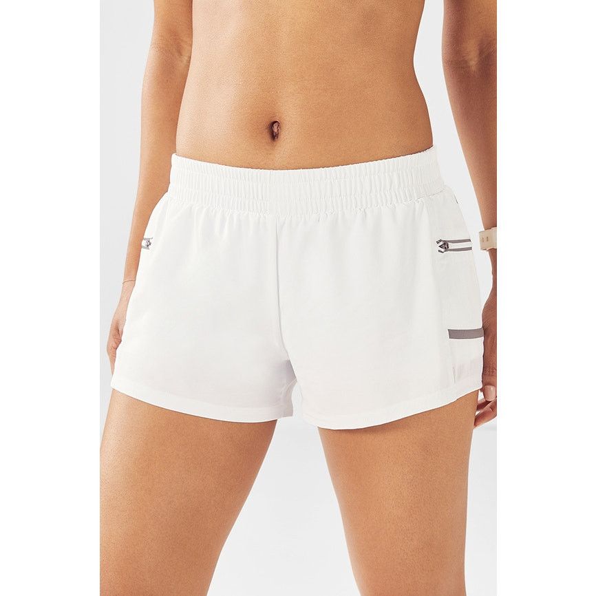 Fabletics Fabletics Maggie Running Shorts - Size XL - White - EUC Size 36" / US 14 / IT 50 - 3 Thumbnail
