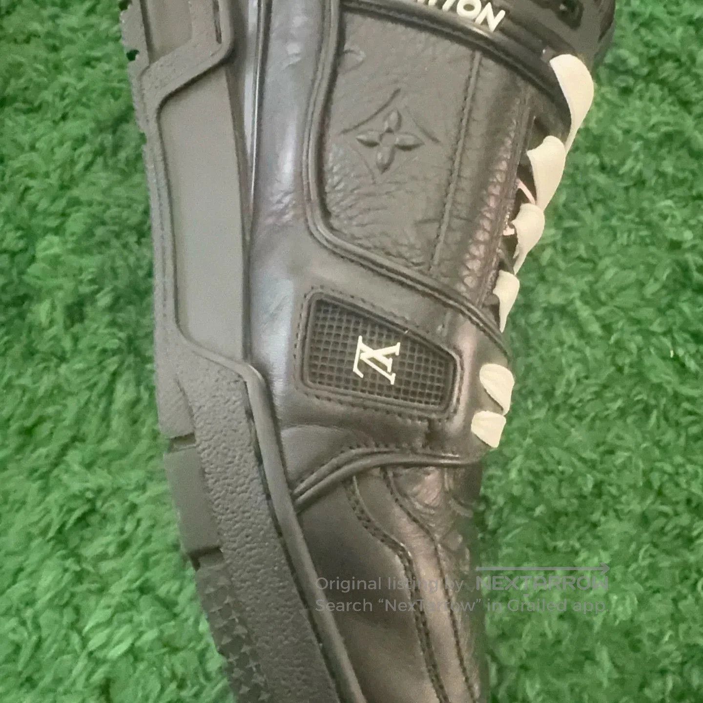 Louis Vuitton louis vuitton black trainer low. Size US 9 / EU 42 - 9 Thumbnail