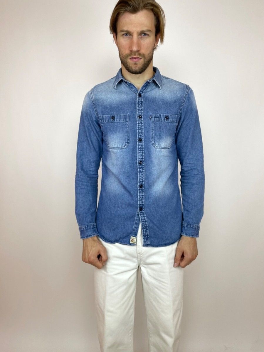 Ralph Lauren Vintage Ralph Lauren Polo Jeans Company Denim shirt Size US M / EU 48-50 / 2 - 1 Thumbnail