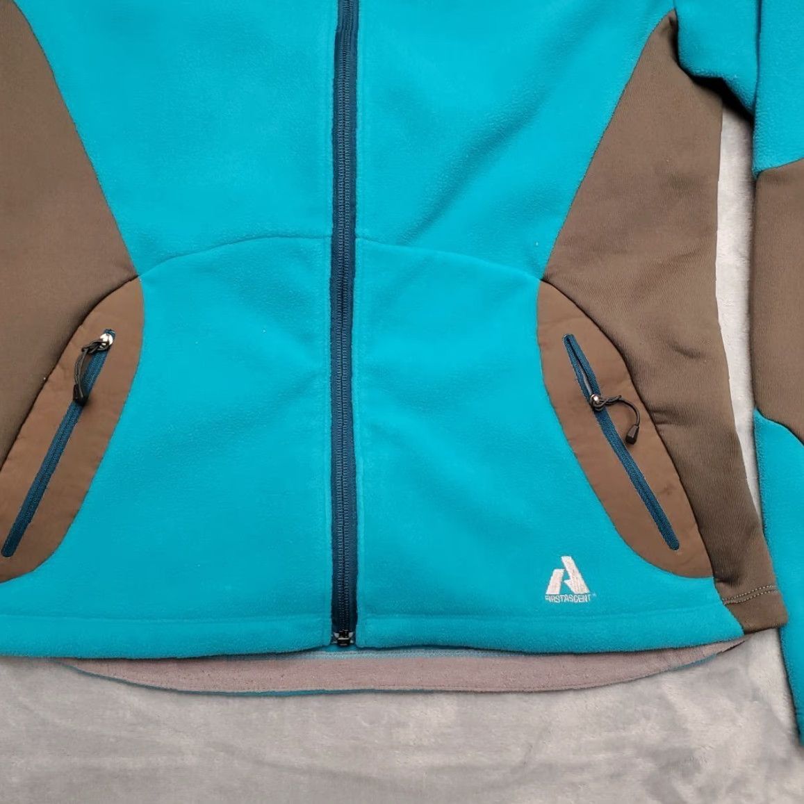Eddie Bauer VINTAGE Eddie Bauer First Ascent Sweater Women M Blue Full Zip Fleece Outdoors Gorp Size M / US 6-8 / IT 42-44 - 2 Thumbnail