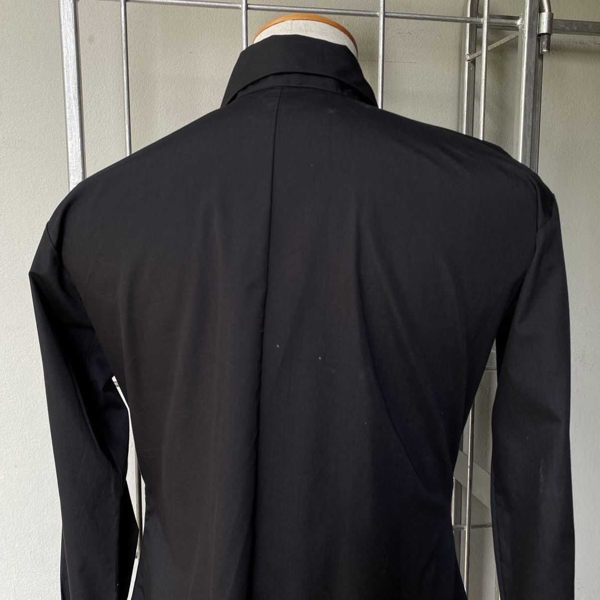 Designer × Japanese Brand Devil'n Bass Y2K Punk Black Lace-Up Symmetrical Shirt Size US L / EU 52-54 / 3 - 20 Thumbnail