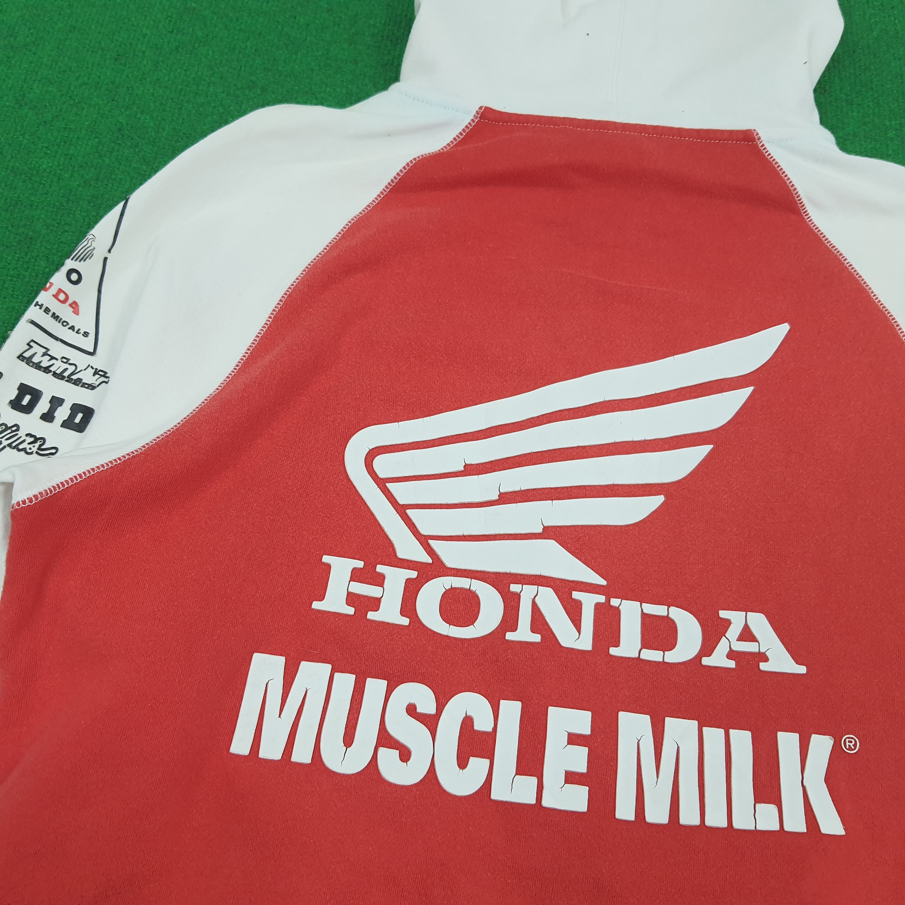 Honda × Vintage Vintage Honda Racing Japan Motorsports Zipper Hoodie Size US M / EU 48-50 / 2 - 2 Thumbnail
