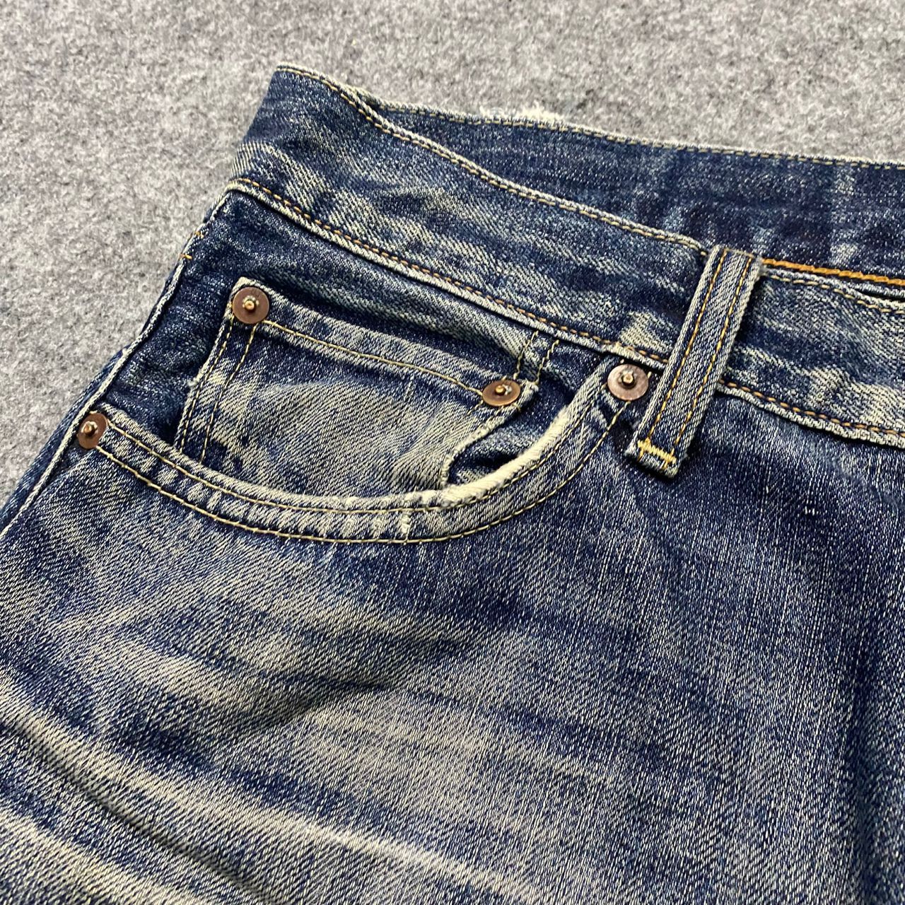 Japanese Brand 💥Best Offer💥Vintage Uniqlo Jeans Distressed Denim Size US 33 - 11 Thumbnail