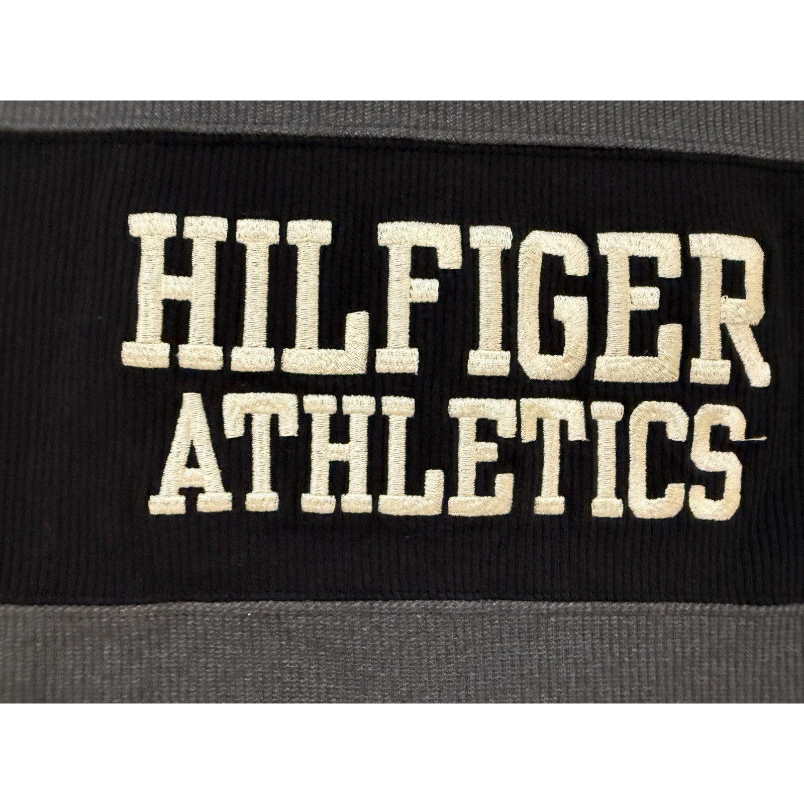 Tommy Hilfiger Vintage Tommy Hilfiger Athletics TShirt XL Gray Black 90s Size US XL / EU 56 / 4 - 2 Thumbnail