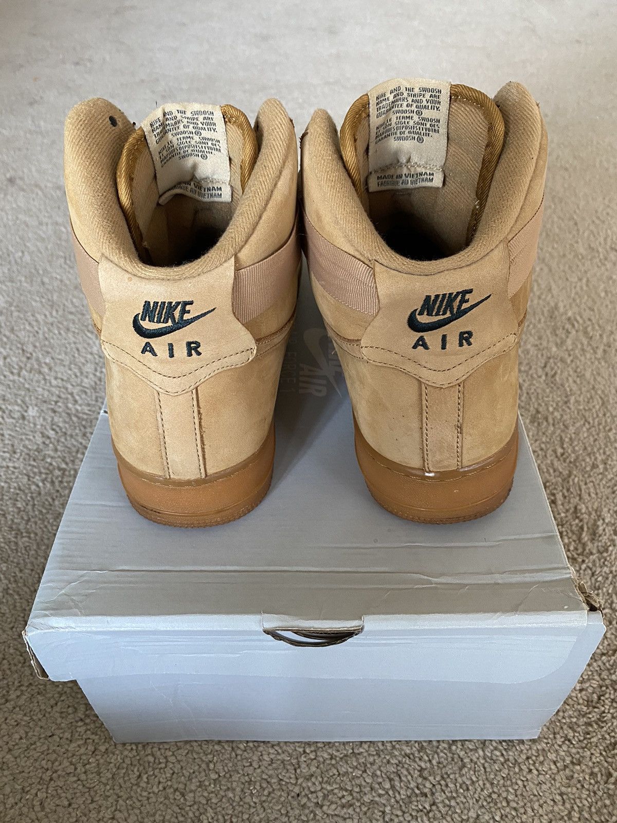 Nike Nike Air Force 1 High Wheat 2015 Size 10 Size US 10 / EU 43 - 5 Thumbnail
