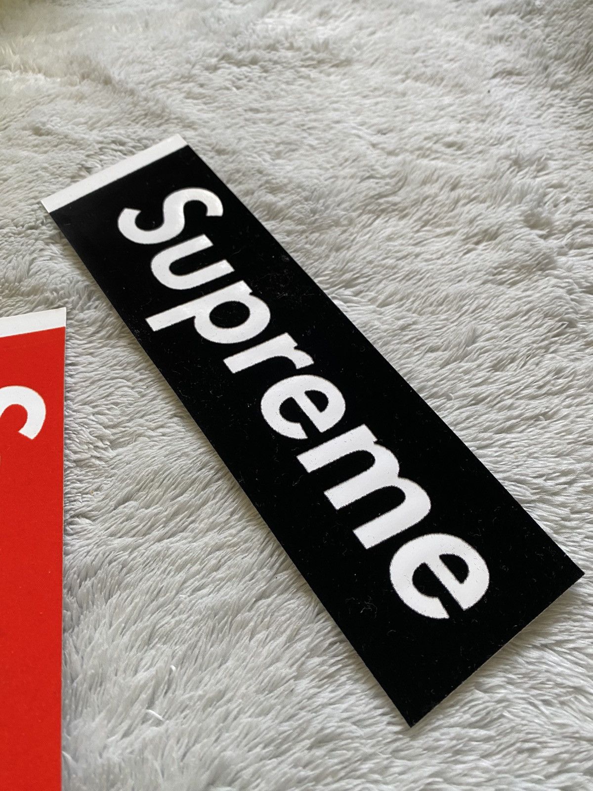 Supreme Supreme box logo sticker felt set of 2 authentic Size ONE SIZE - 3 Thumbnail