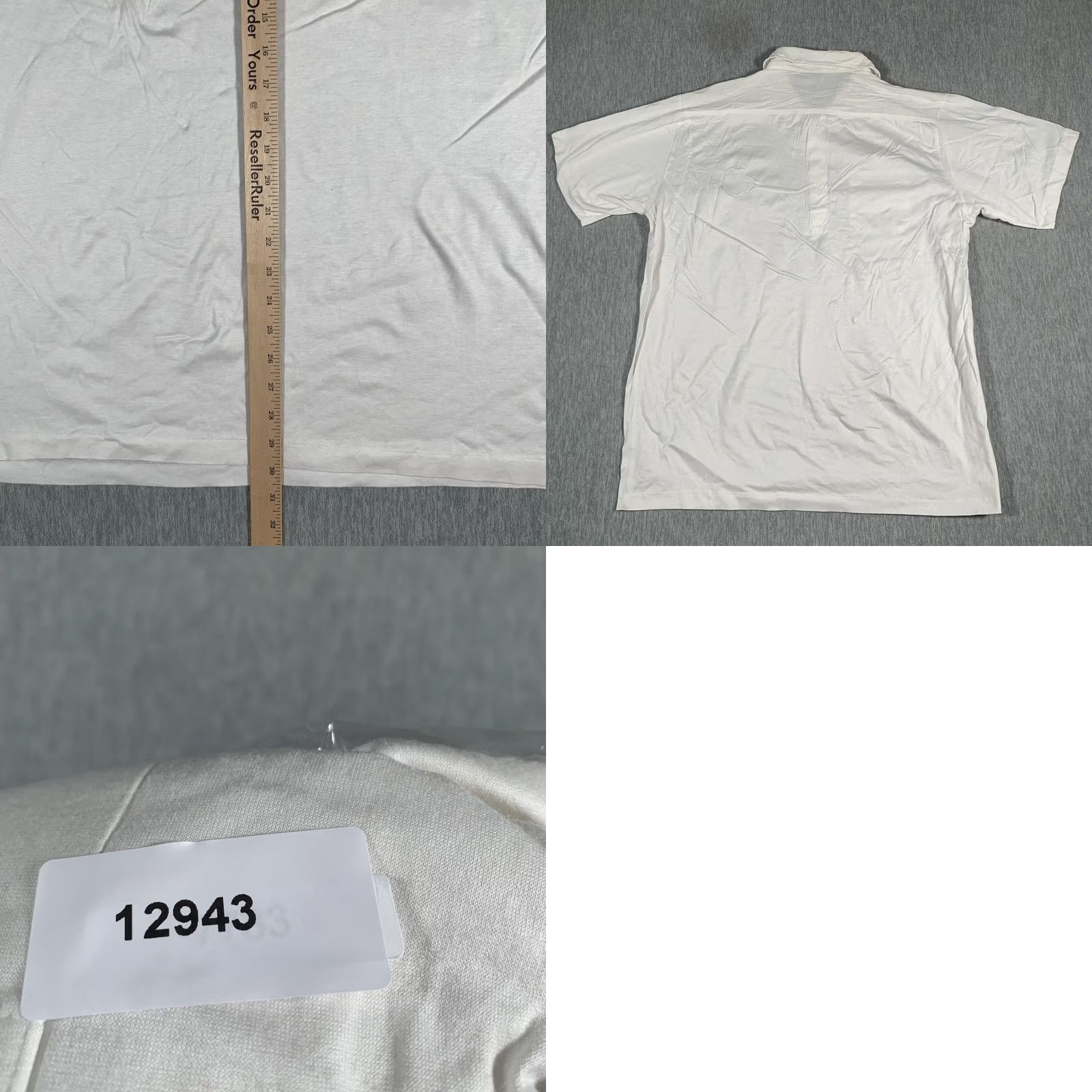 Vintage Bullock & Jones Polo Shirt Mens 2XL White Cotton Pocket Short Sleeve Casual Size US XXL / EU 58 / 5 - 8 Thumbnail
