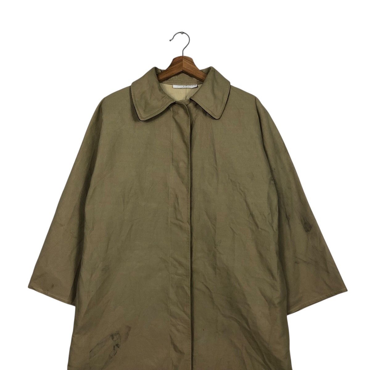 Geoffrey B. Small 📌Rich Brown Vintage Long Jacket Geoffrey Beene Size US M / EU 48-50 / 2 - 5 Thumbnail
