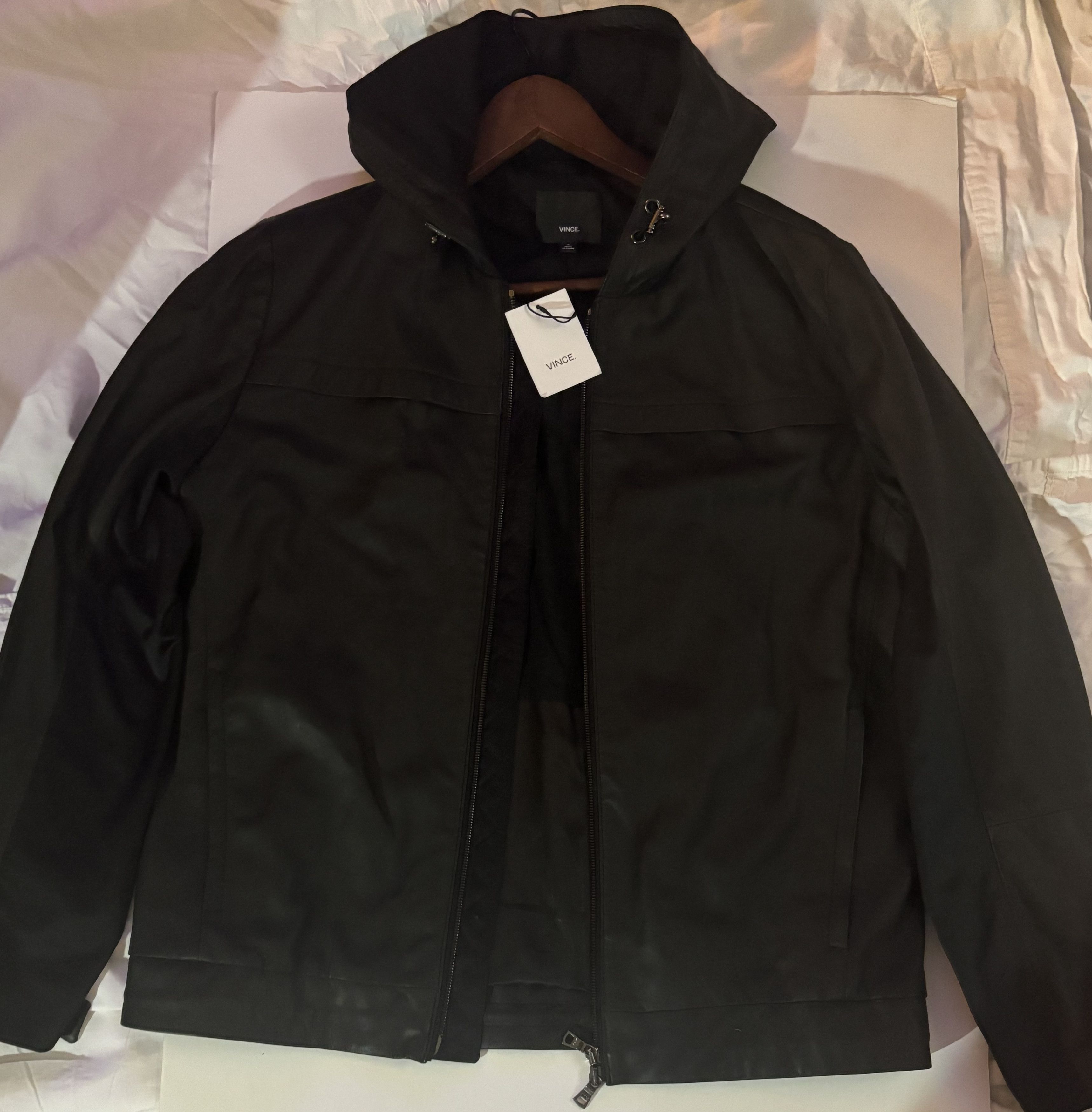 Vince Vince Lambskin Leather Hoodie Size US M / EU 48-50 / 2 - 1 Thumbnail