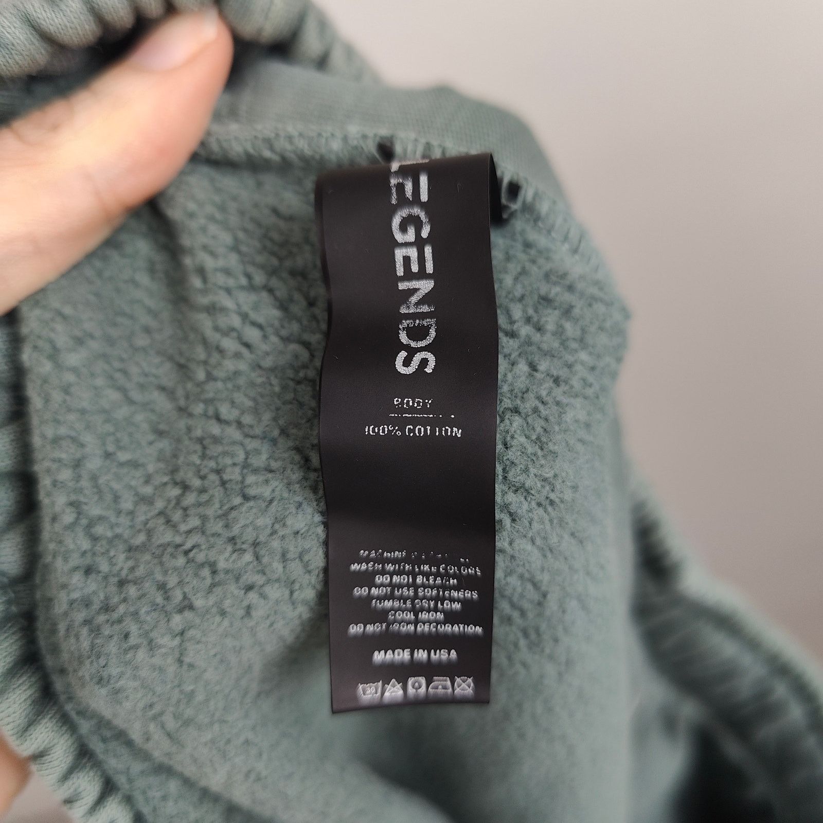 Other Legends Sweatpants Mens Medium Green Garment Dyed Size US 32 / EU 48 - 8 Thumbnail