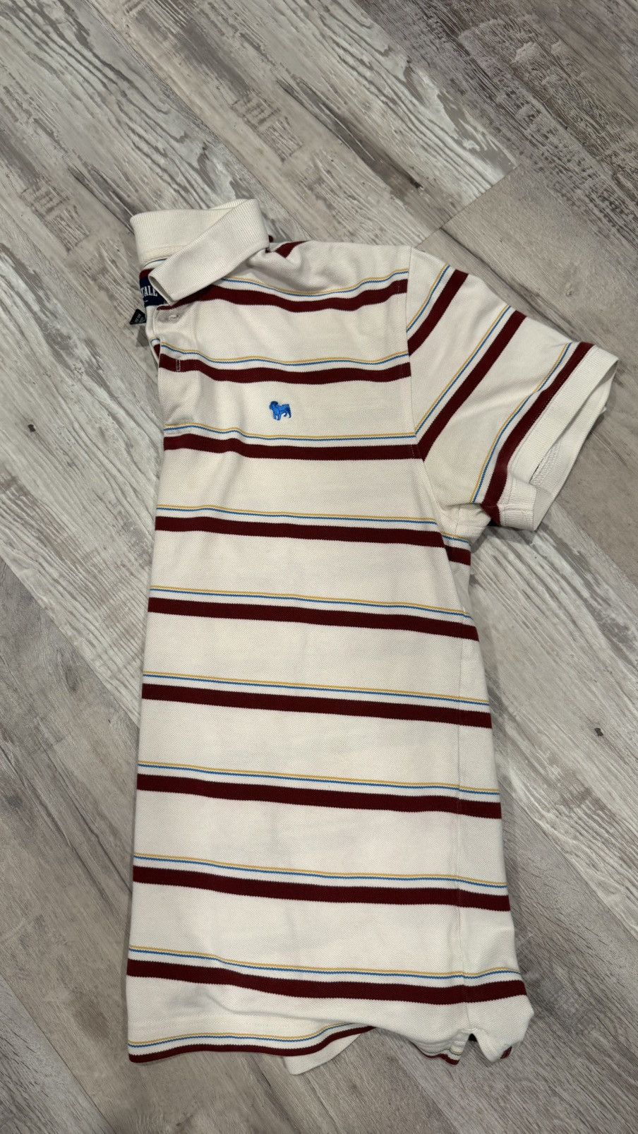 Aeropostale Beige and Red Striped Size US M / EU 48-50 / 2 - 2 Thumbnail
