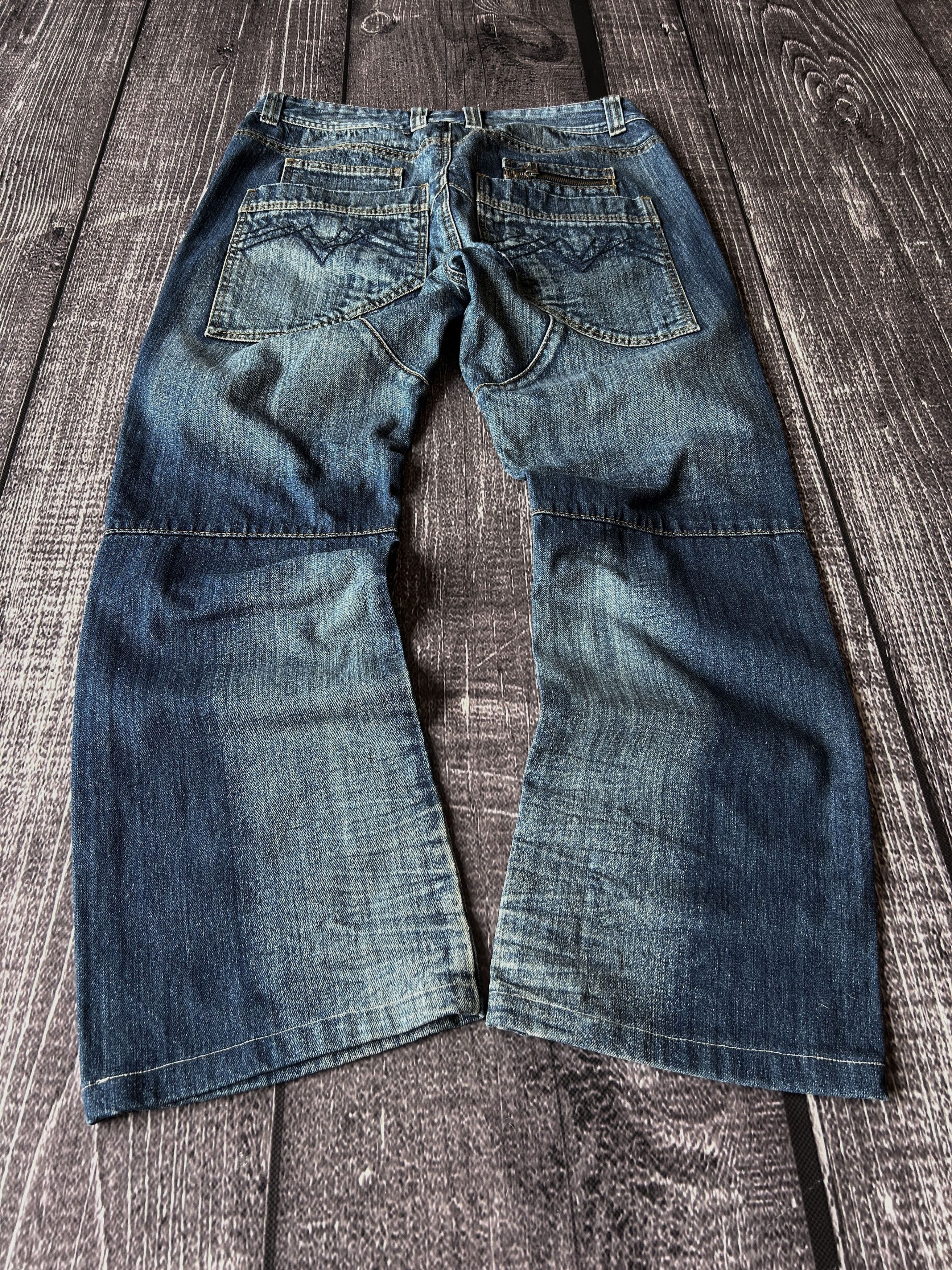 Designer Vintage Rick Owens Junya Watanabe Style Washed Jeans Size US 32 / EU 48 - 1 Thumbnail