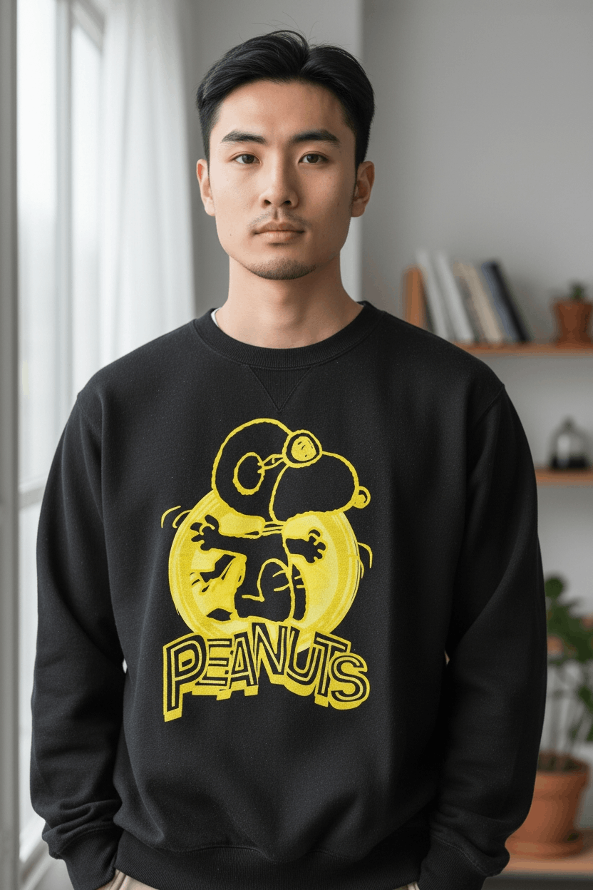 Peanuts Vtg 90's PEANUTS M.Schulz Graphic Nice Design Sweatshirts Size US M / EU 48-50 / 2 - 3 Thumbnail
