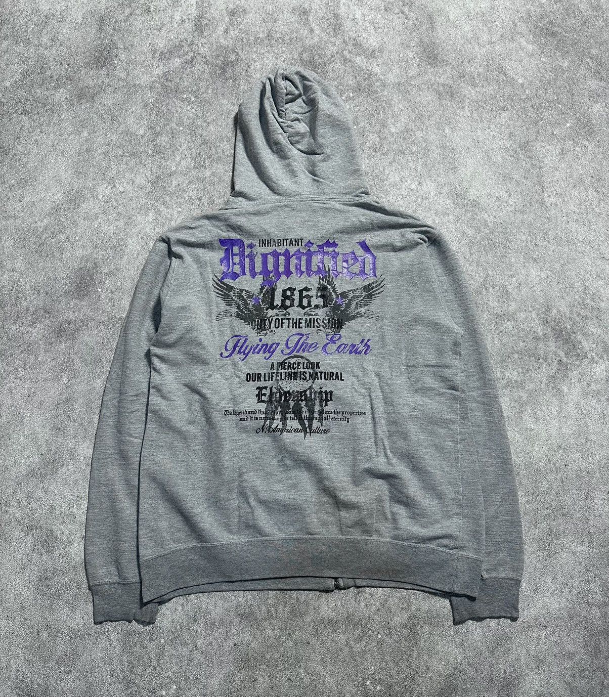 If Six Was Nine Japanes Power the people Poem Gothic Vkei Style Size US L / EU 52-54 / 3 - 2 Thumbnail
