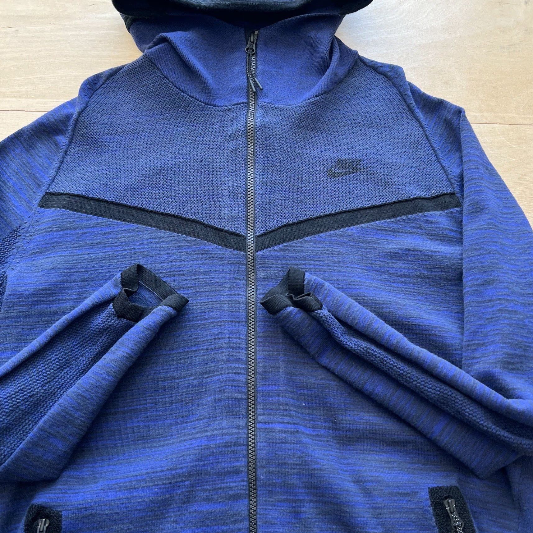Nike Nike Windrunner Jacket Shirt Medium Blue Full Zip Lightweight Knit Tech Nike AeroLoft Sportwear Windbreaker Baseball Basketball Mens M Size US M / EU 48-50 / 2 - 4 Thumbnail