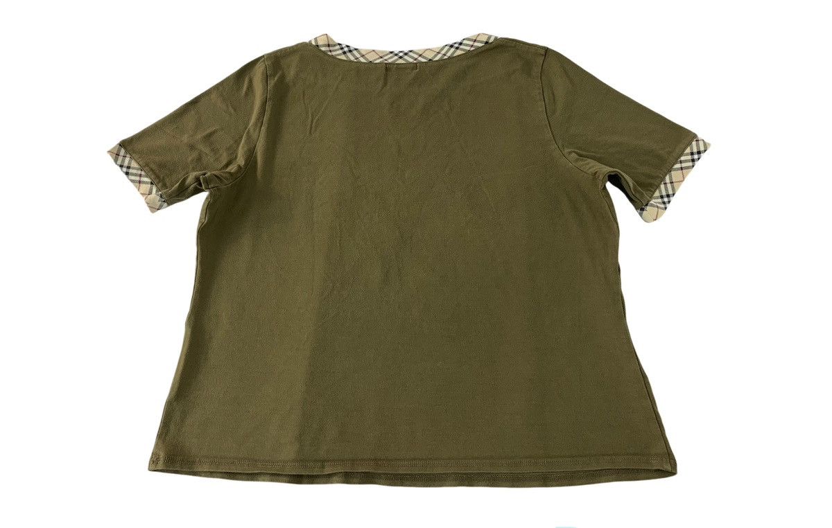 Burberry Burberry London Nova Checked Monogram Ringer T-shirt Size M / US 6-8 / IT 42-44 - 2 Thumbnail