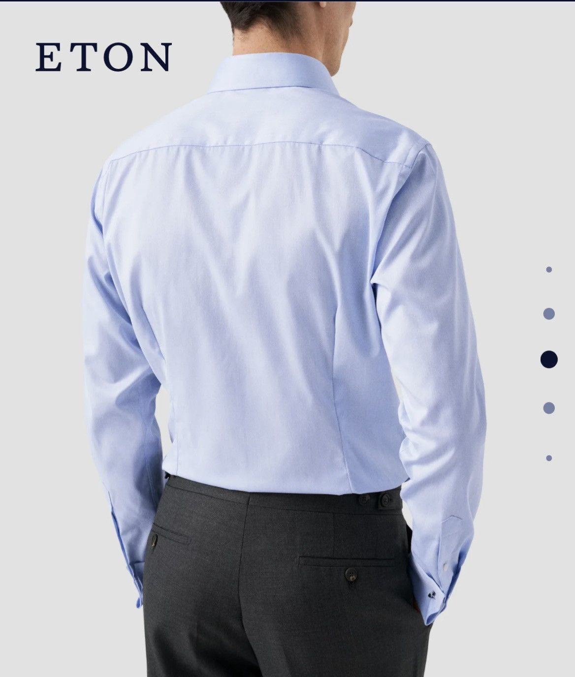 Eton Contemporary Fit French Cuff Shirt Size US XXL / EU 58 / 5 - 5 Thumbnail