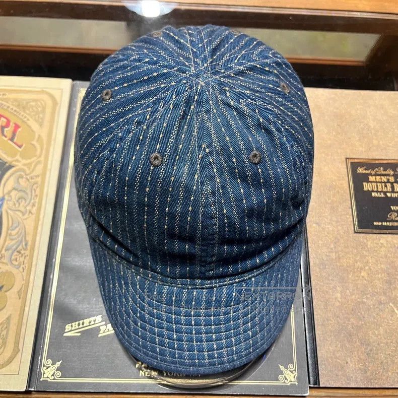 RRL Ralph Lauren RRL Ralph Lauren Indigo Dyed Work Cap Size ONE SIZE - 4 Thumbnail