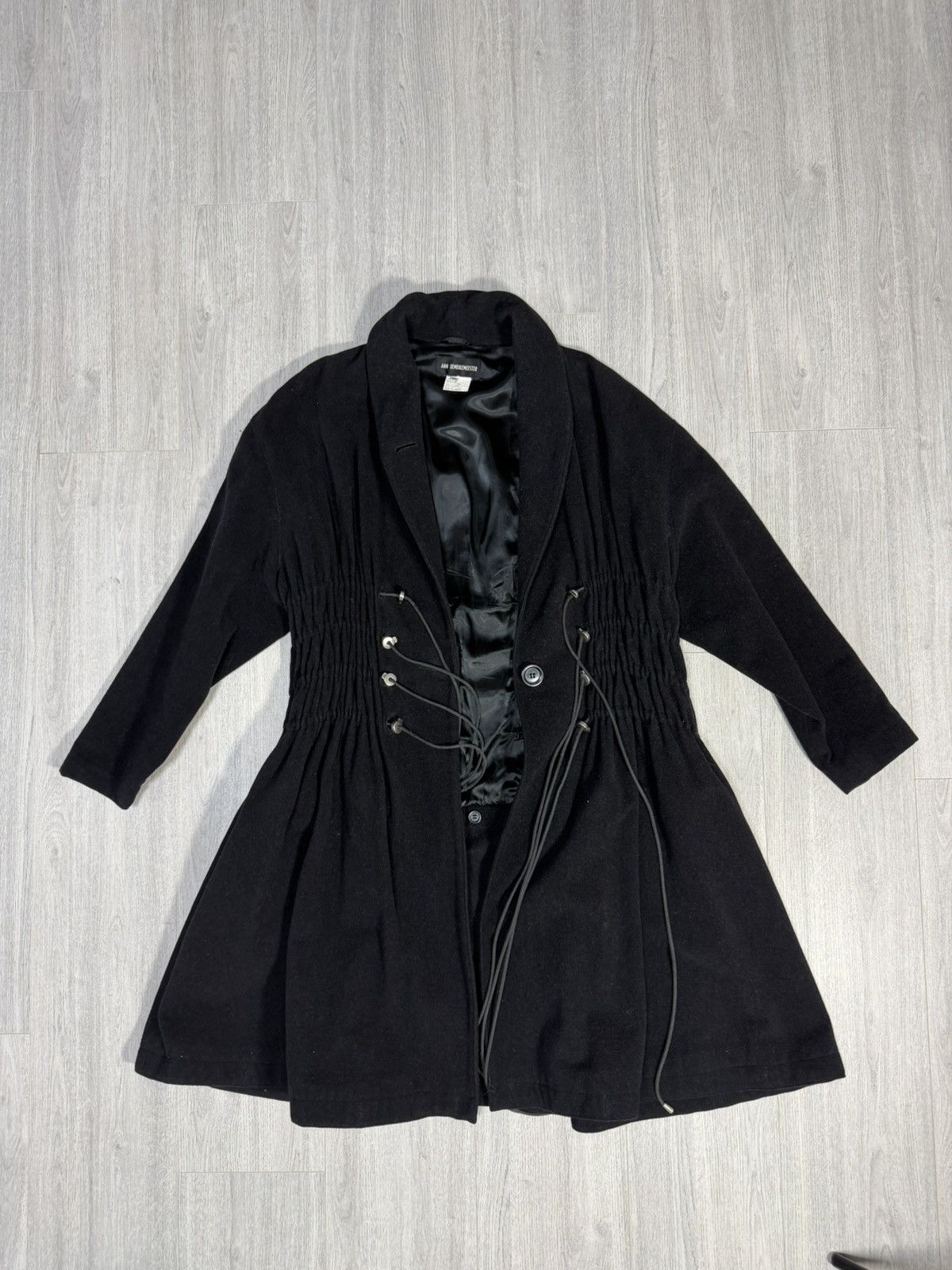 Ann Demeulemeester Ann Demeulemeester Corset Wool Coat / Archive Piece Size S / US 4 / IT 40 - 1 Thumbnail