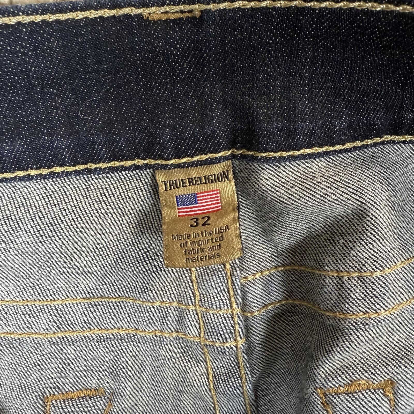 True Religion True Religion Ricky Relaxed Straight Jeans Mens 32 USA Size US 32 / EU 48 - 6 Thumbnail