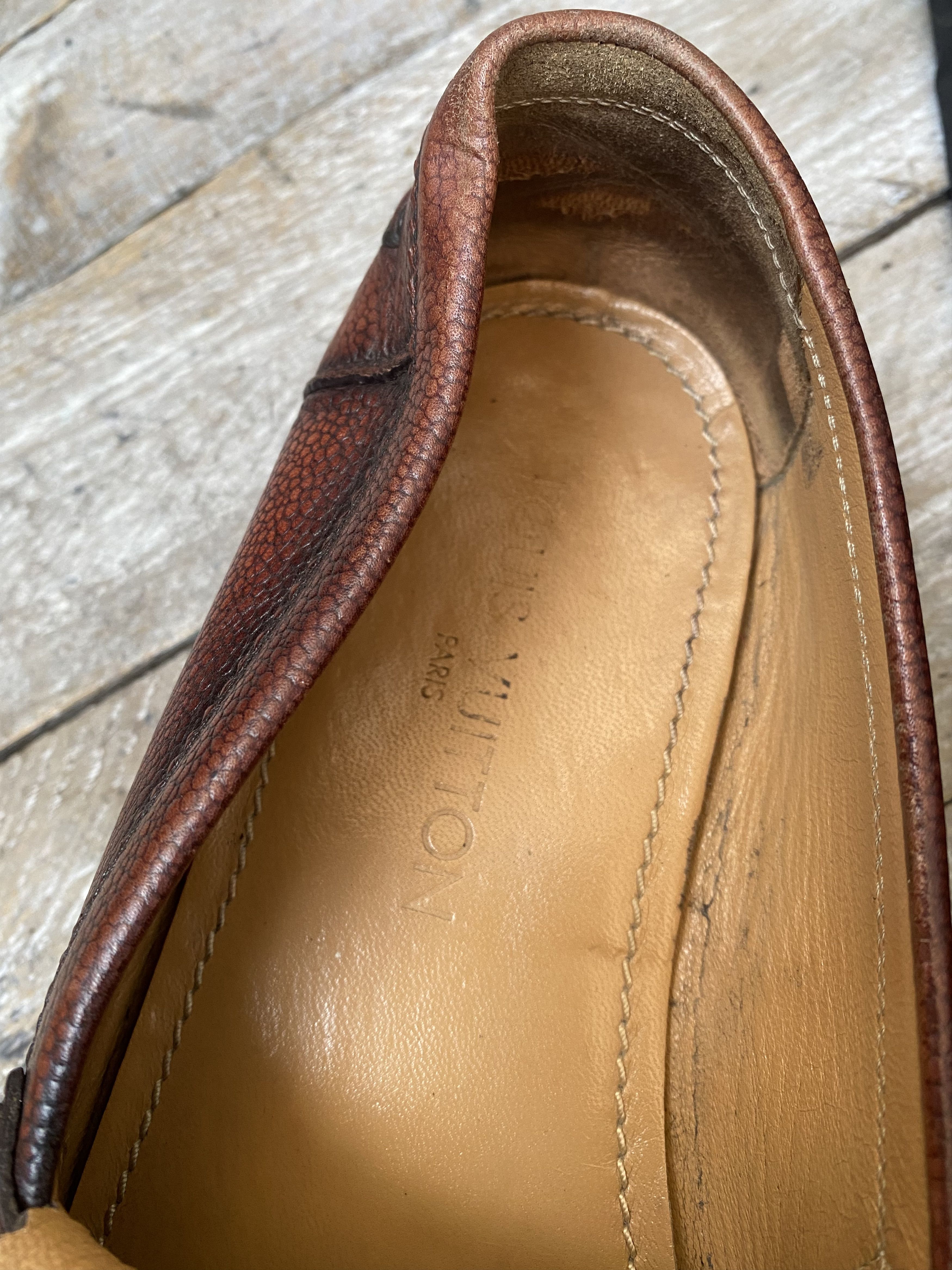 Louis Vuitton Louis vuitton major pebble grain loafer uk 8.5 Size US 9.5 / EU 42-43 - 20 Thumbnail