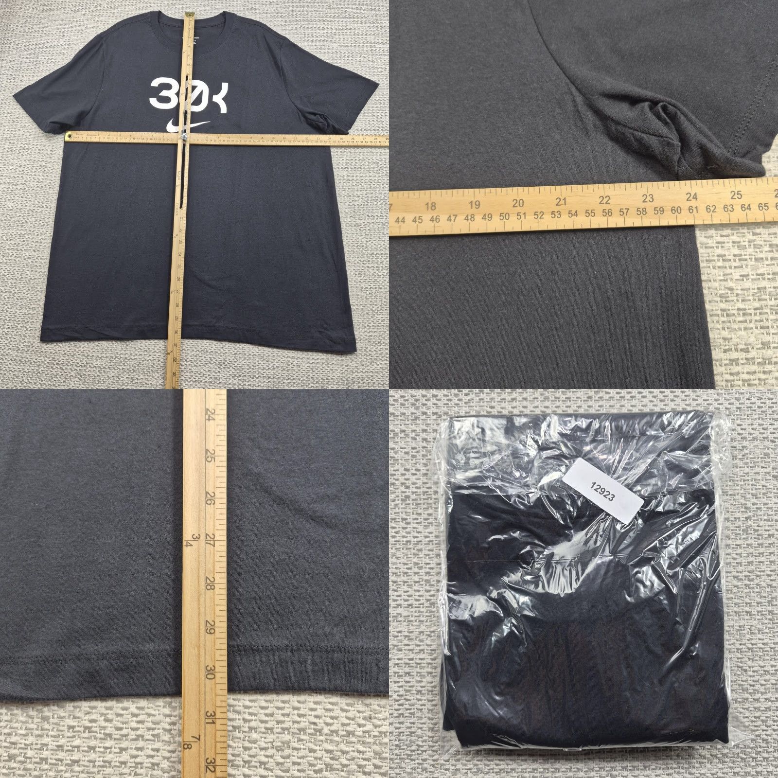 Nike Nike 30K Swoosh Shirt Mens XL Gray T-Shirt Nike Dri-Fit The Nike Tee Crew Neck Short Sleeve Graphic Tee USA California Sports Size US XL / EU 56 / 4 - 8 Thumbnail