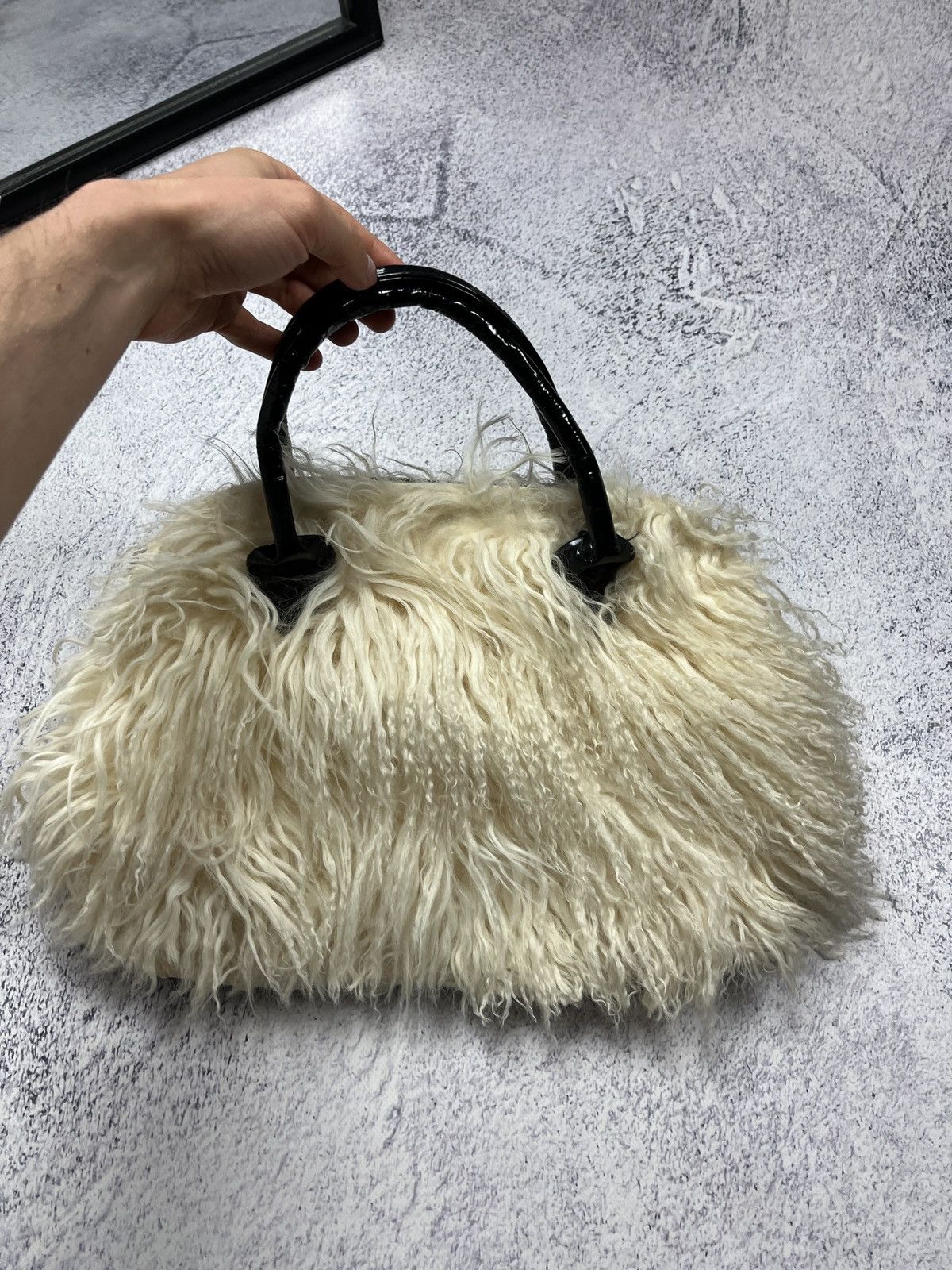 Japanese Brand Vintage Japanese Style Faux Fur Fred Hayman Shoulder Bag Y2k Size ONE SIZE - 5 Thumbnail