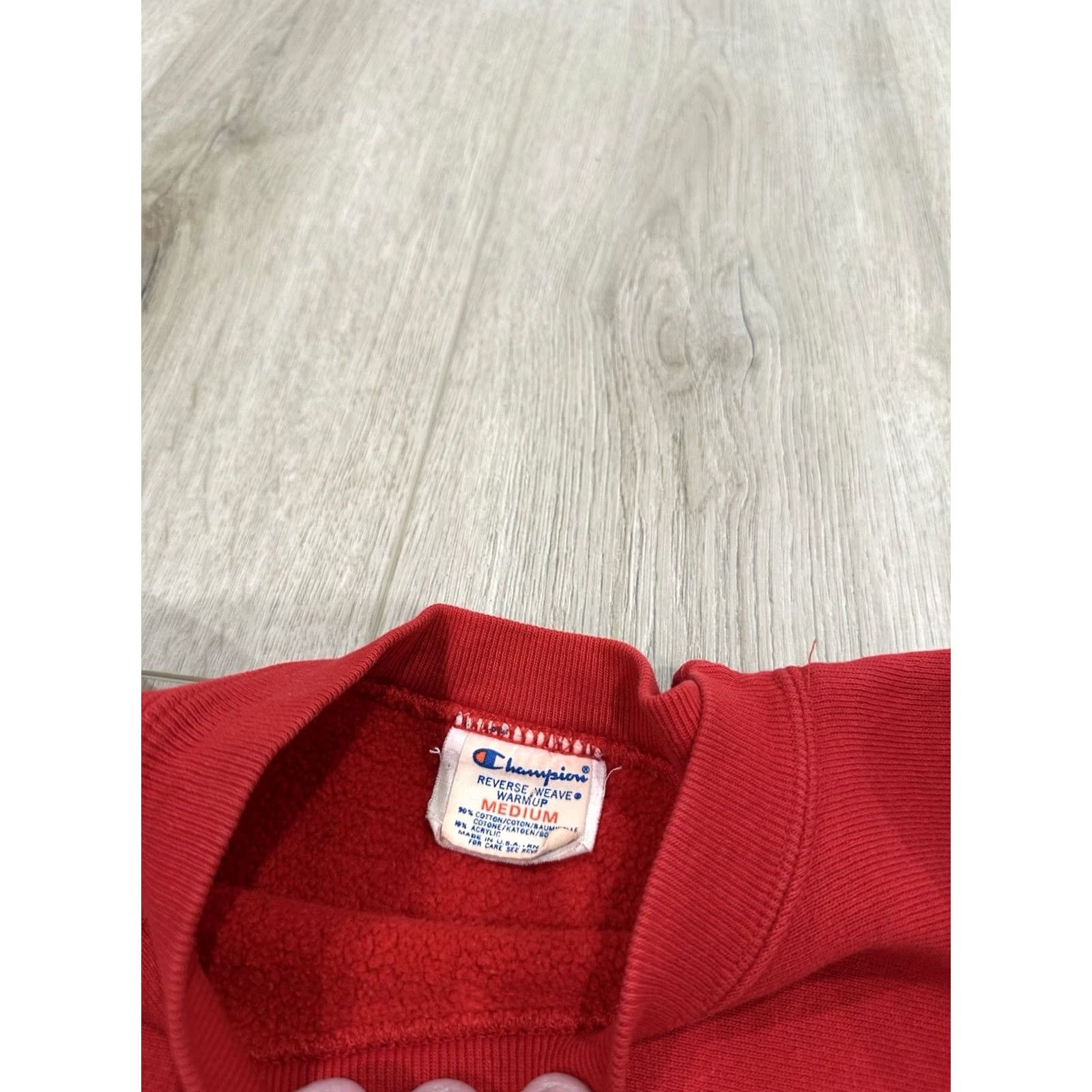 Champion VTG 80s Champion Reverse Weave Warm Up University of Wisconsin River Falls M Size US M / EU 48-50 / 2 - 7 Thumbnail