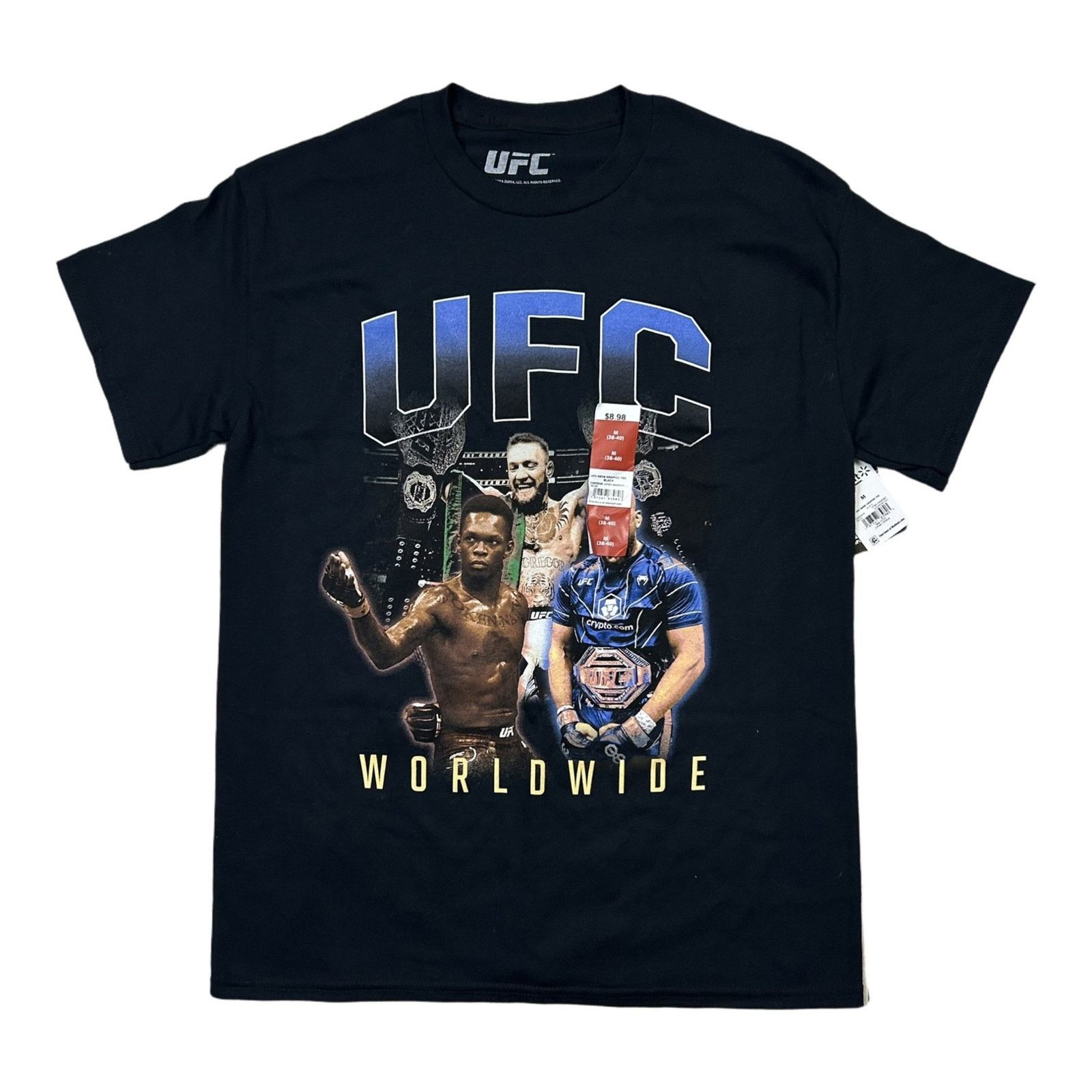 UFC UFC Worldwide Championship Black Graphic T-Shirt Size US M / EU 48-50 / 2 - 1 Thumbnail