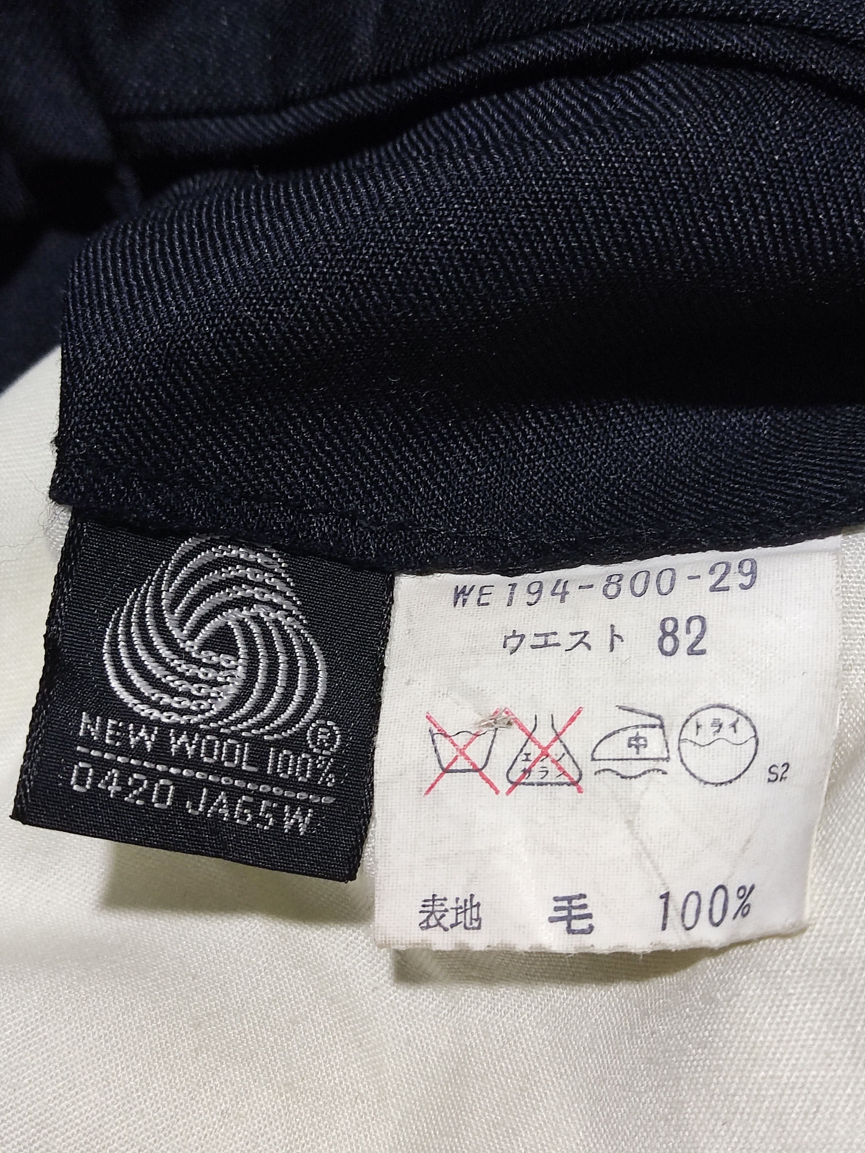 Burberry Vintage Burberrys Wool Mohair Blend Trousers Navy Blue Japan Size US 34 / EU 50 - 13 Thumbnail