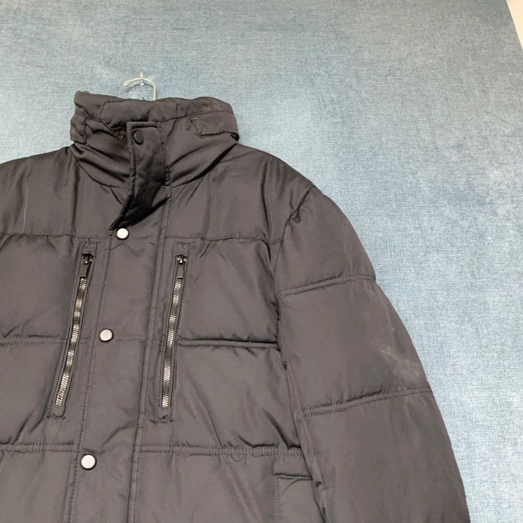 Zara Zara Man Puffer Jacket Mens Medium Black Lined Full Zip Mock Neck Outdoor Winter Jacket Size US M / EU 48-50 / 2 - 5 Thumbnail