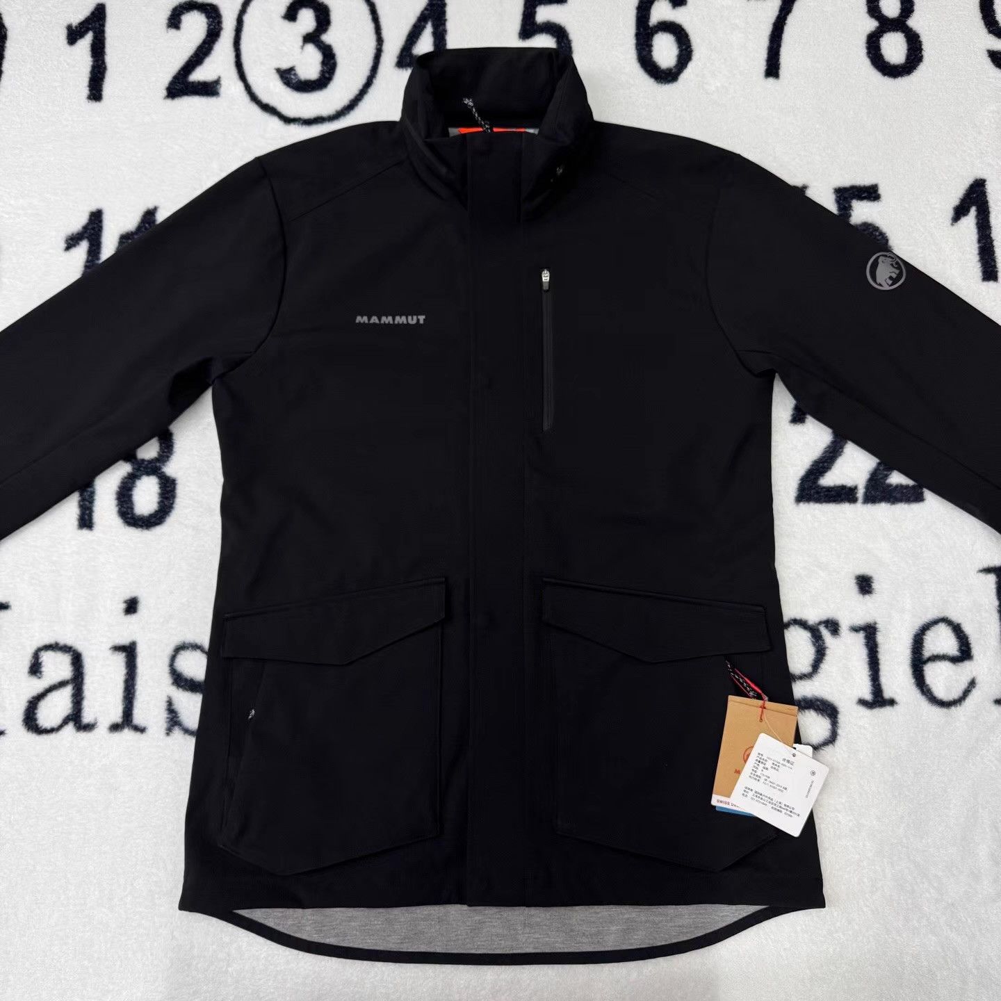 Mammut Mammut Seon Black Windbreaker Jacket Q10 Size US M / EU 48-50 / 2 - 1 Thumbnail