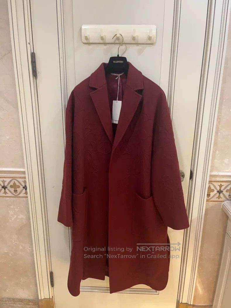 Valentino Valentino Embroidered wool coat Size US S / EU 44-46 / 1 - 2 Thumbnail