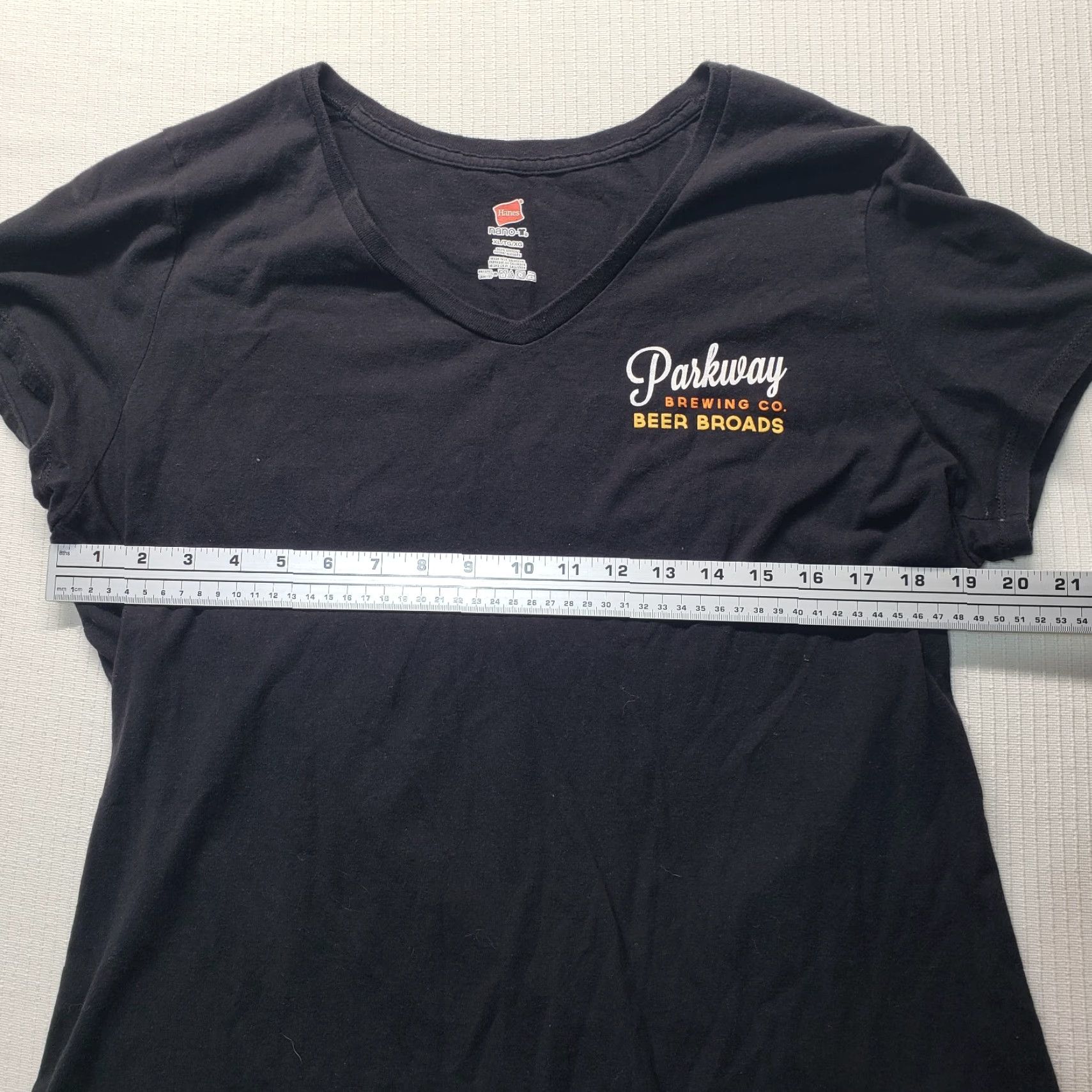 CO Parkway Brewing Co Beer Broads Black Short Sleeve Adult Women's XL Shirt Size 40" / US 18 - 5 Thumbnail