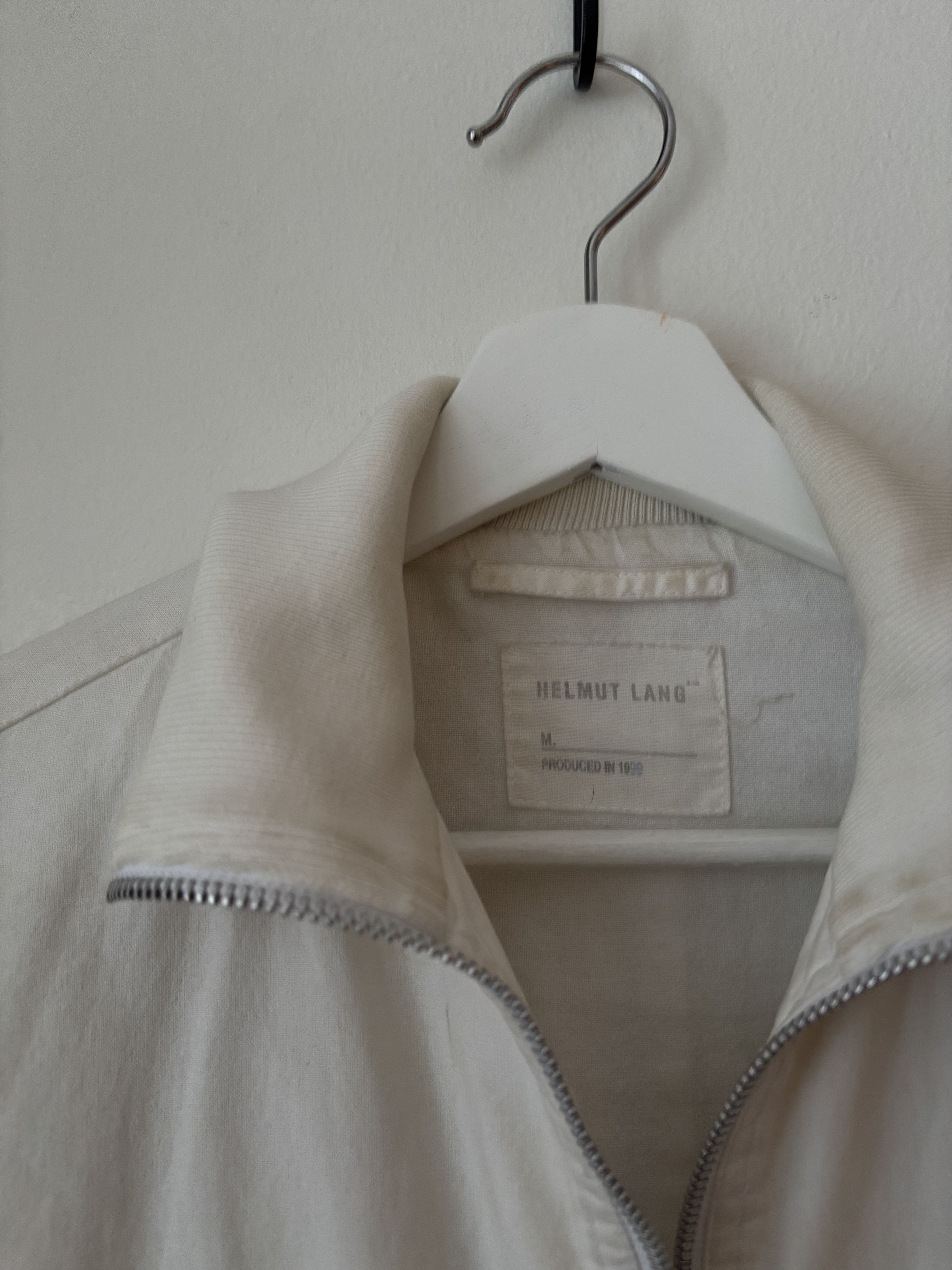 Helmut Lang Helmut Lang High Neck Resin Cotton Bomber Jacket Size US S / EU 44-46 / 1 - 2 Thumbnail