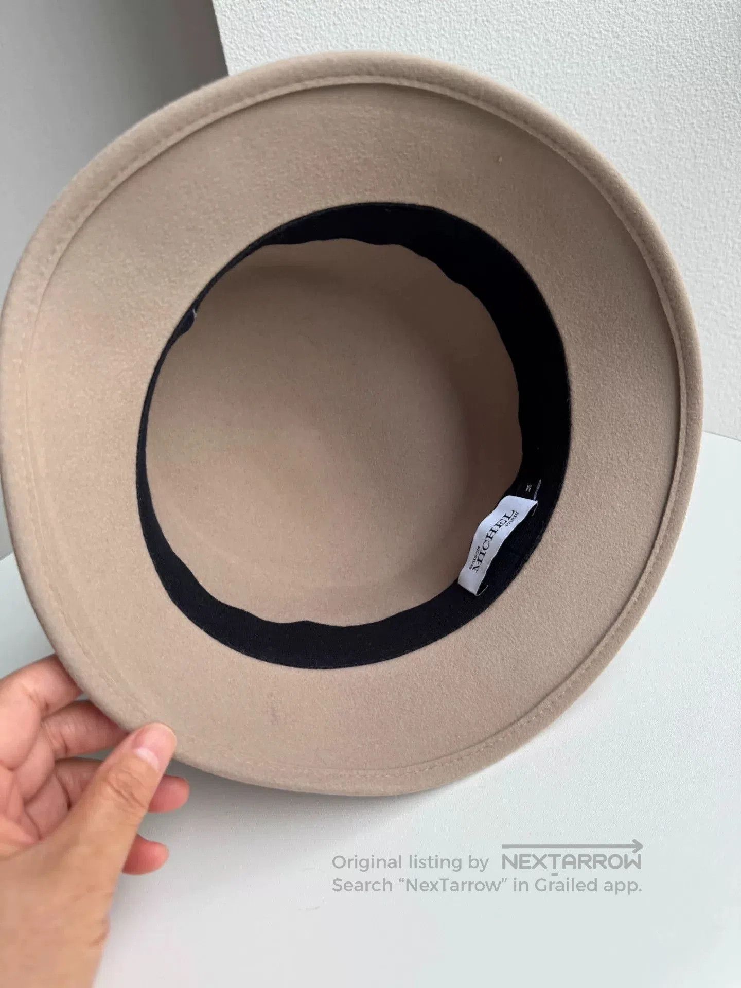Maison Michel Maison Michel Beige Hat M. Size ONE SIZE - 6 Thumbnail