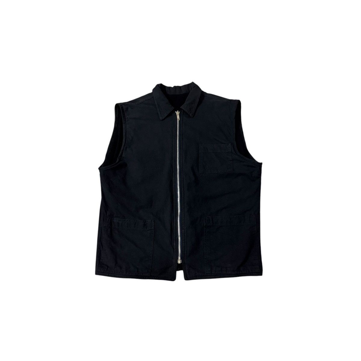 Marithe + Francois Girbaud Vintage 80’s Complements By MFG Reversible Wool Cotton Vest Size US S / EU 44-46 / 1 - 2 Thumbnail