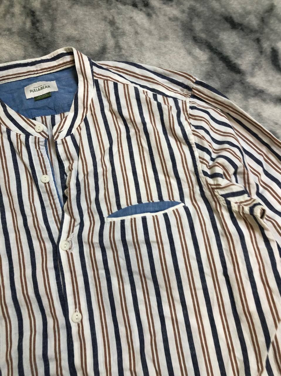 Pull & Bear Pull & Bear Cropped Logn Sleeve shirt Size US L / EU 52-54 / 3 - 2 Thumbnail